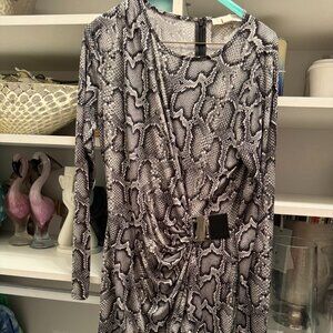 MICHAEL KORS SNAKE SKIN DRESS WOMENS